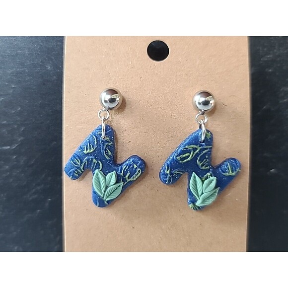 Polymer Clay Dangling Earrings New - Picture 1 of 10